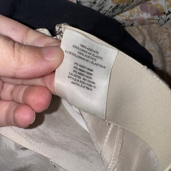 Aritzia Babaton Women’s Midi Satin Slip Skirt Slit Size 2 Denude - Picture 6 of 6